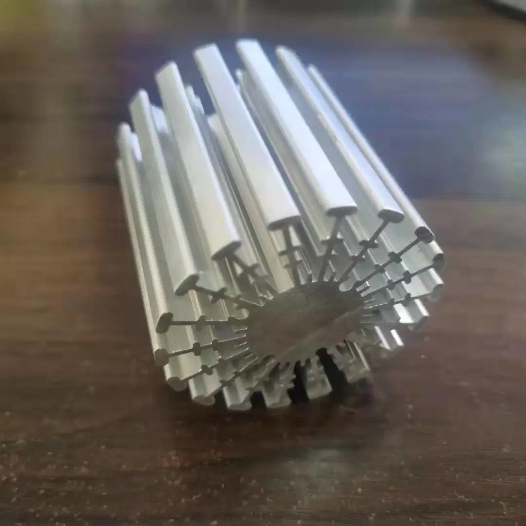 Custom Industrial Aluminium Alloy Extrusion Heatsink/Radiator Profile for LED Lighting