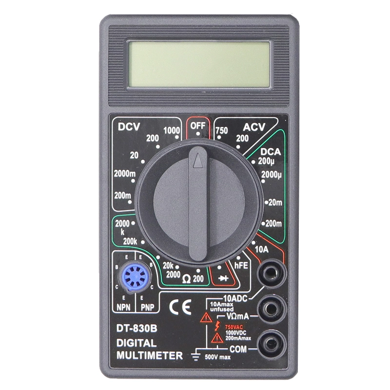 Dt830b Low Price Digital Multimeter with LCD Display