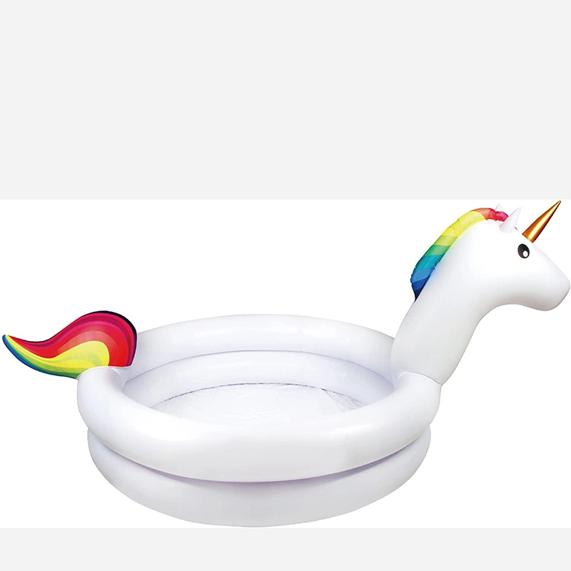 3D PVC Children Inflatable Unicorn Paddling Pool for Kids