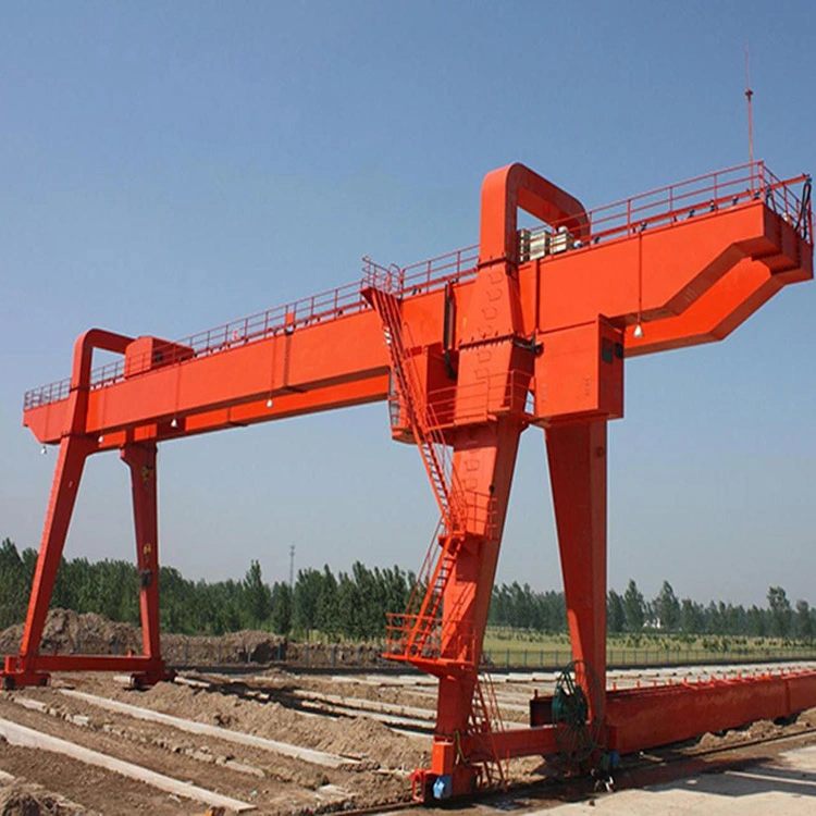 50/10t Heavy Duty Double Girder Electric Rail Mobile Goliath Crane