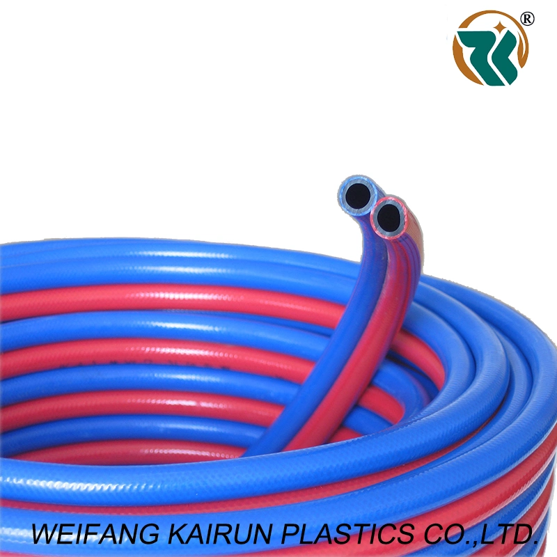 1/4&prime; &prime; 3/8" Rubber Twin Welding Hose for Oxyacetylene