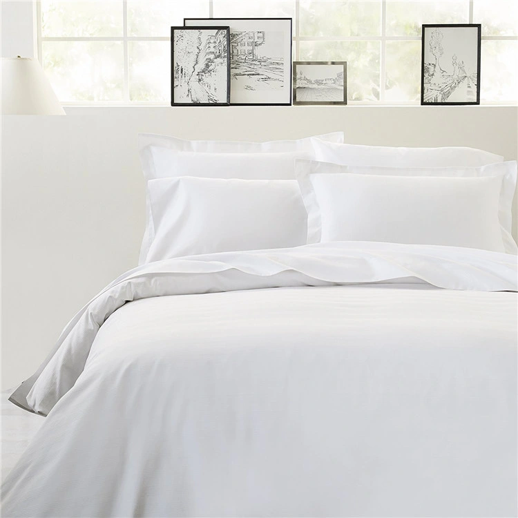 Deluxe cama completo conjunto de hojas 100% Algodón - Blanco