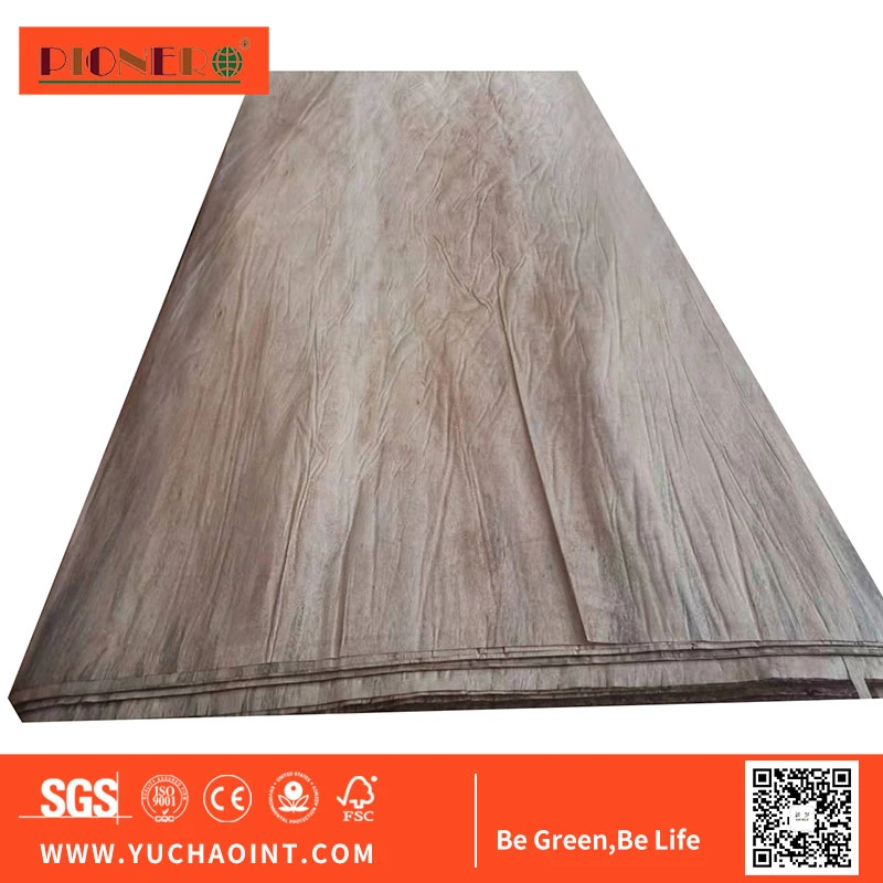 Hot Sale 0.3mm Okoume Veneer Wooden Veneer for Plywood Face