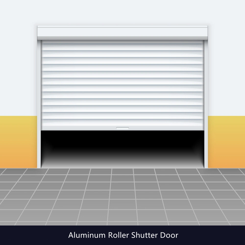 Motorized Aluminum Alloy Garage Roller Shutter with Remote Control