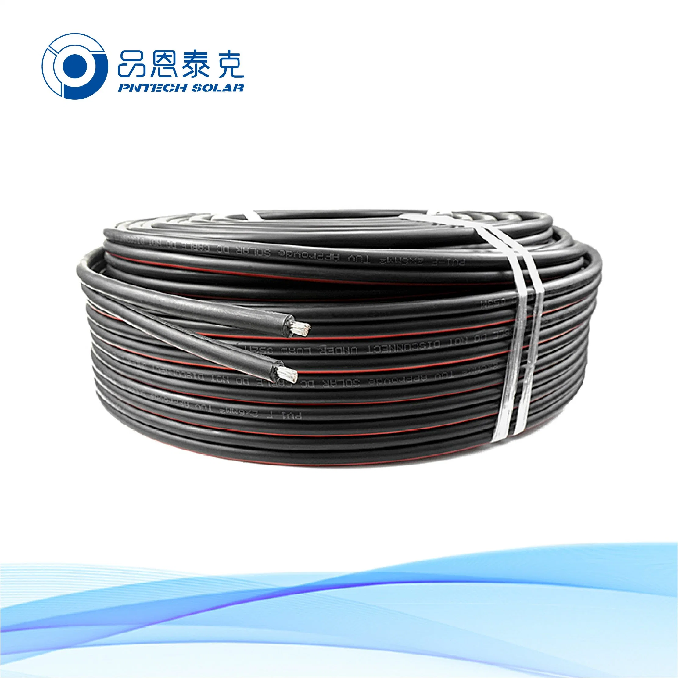Envío rápido cables eléctricos Pntech DC Twin Core PV1-F 2X6,0mm2 Cables 6mm cable Solar