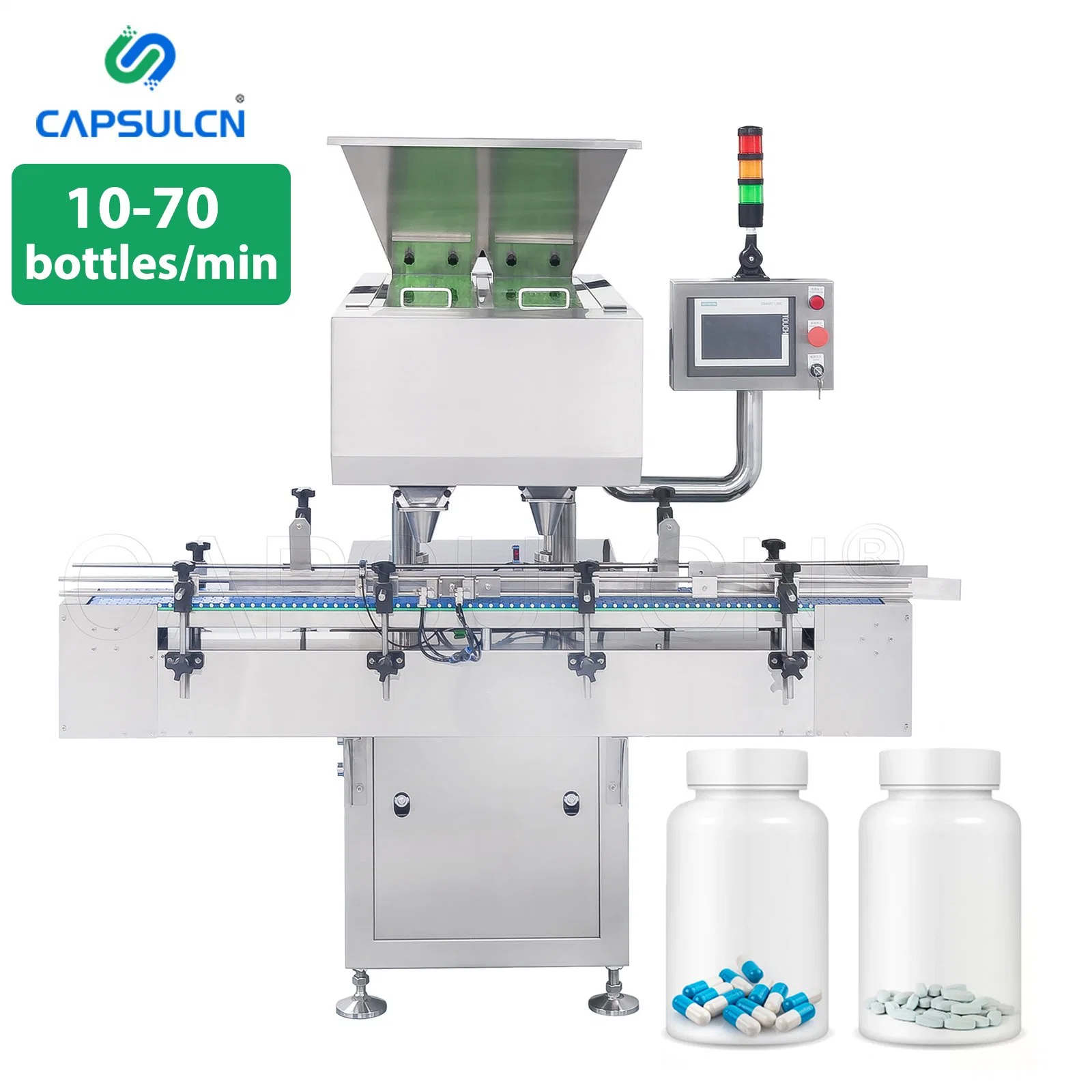 Haute qualité Capsulcn Multi Channel 16 Lane pilule PHARMACEUTIQUE Capsule automatique électronique comprimé contre la machine