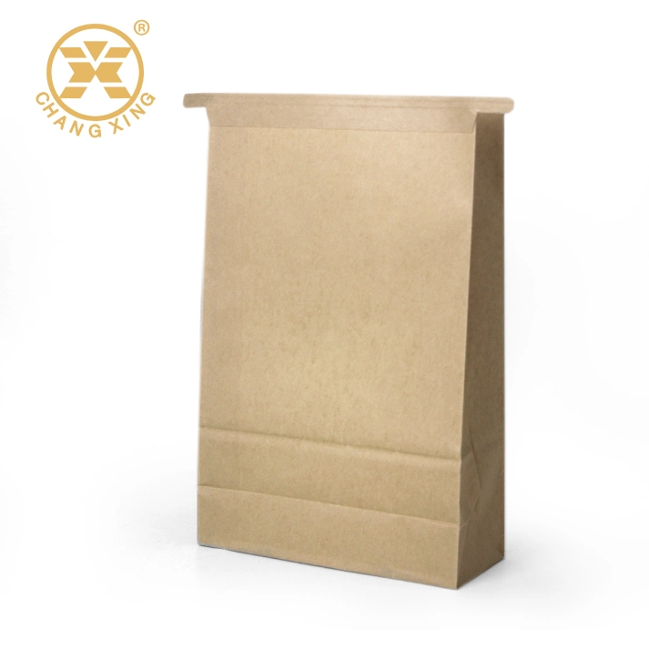 Food Grade PE Laminated Greaseproof Paper Bag with Window Tin Tie for Corn Chips Snack/Oil Food