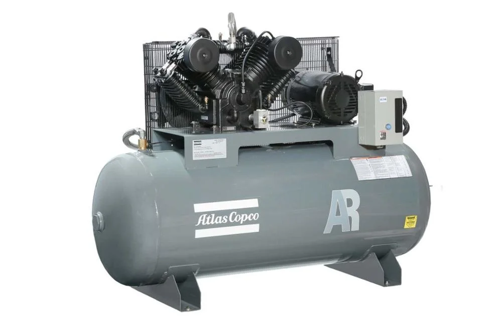 Automaticamente 10 Bar 32,8 cfm 50Hz e 60Hz isento de óleo do compressor alternativo para a Atlas Copco Compressor de Ar