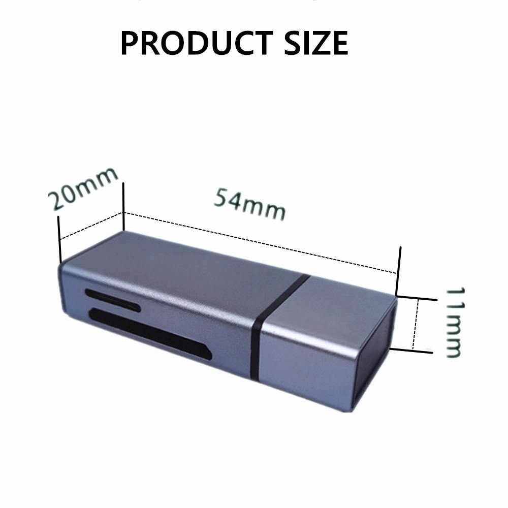 Mettalit 3.0 High Speed Type-C Micro SD / SD Card Reader 2 in 1