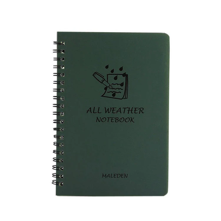 Waterproof Spiral Notebook 48 Sheets All Weather Water Repel Paper