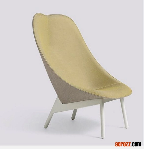 New Modern Design Uchiwa Chair Fiberglass Sofa Hotel Living Room Leisure Furniture