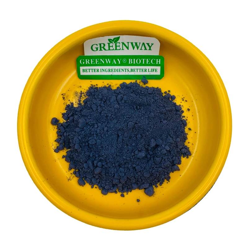 Organic 450 Mesh Water Soluble Anti-Oxidant Blue Colorant Butterfly Pea Flower Powder