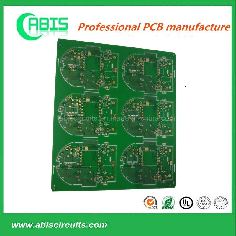 Disque de l'or PCB avec carte de circuit imprimé multicouche aveugle et enterré Vias