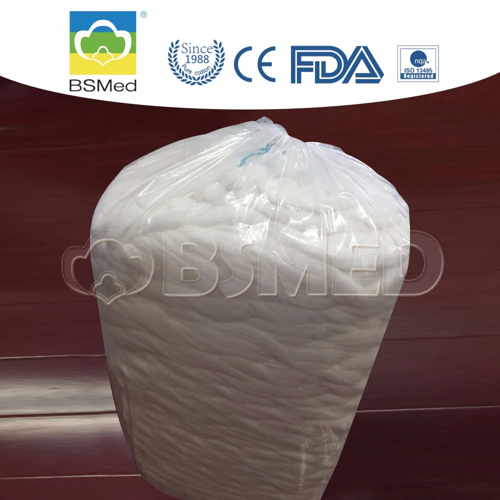 Super Soft White Absorbent Cotton Coil for Beauty Salon