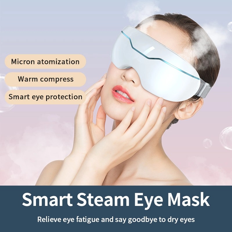 Smart la chaleur et de vibration Rechargeable masque de sommeil de haute qualité électrique intelligent Smart masseur de l'oeil à la vapeur