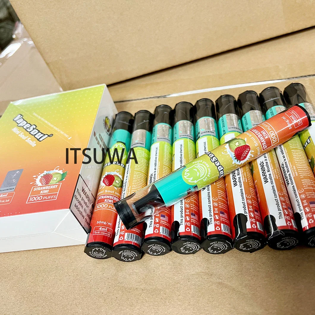 Ituwa Vapesoul desechables VEP E-Sigara Doblemint Energy VAPE Cigarros electrónicos Vaper Puff Desposable Shenzhen VAPE dulce Puff