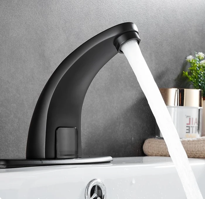 Hotel Induction Smart Bathroom Faucet Automatic Motion Sensor Basin Tap Sensor Touchless Sink Faucet