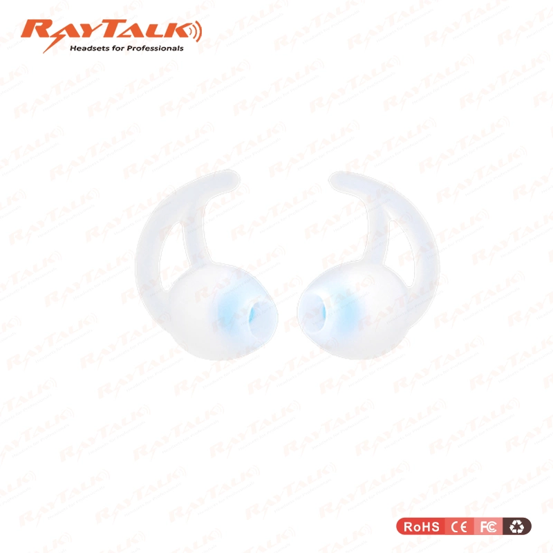 Raytalk Earpiece Spare Parts Molded Gel Ear Inserts Pink/Black/Clear