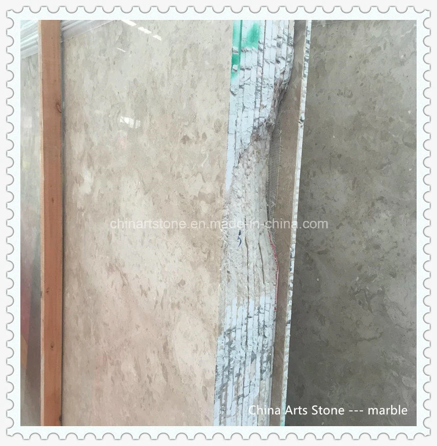 Chinese Gold and Beige Marble Slab for Wall and Floor