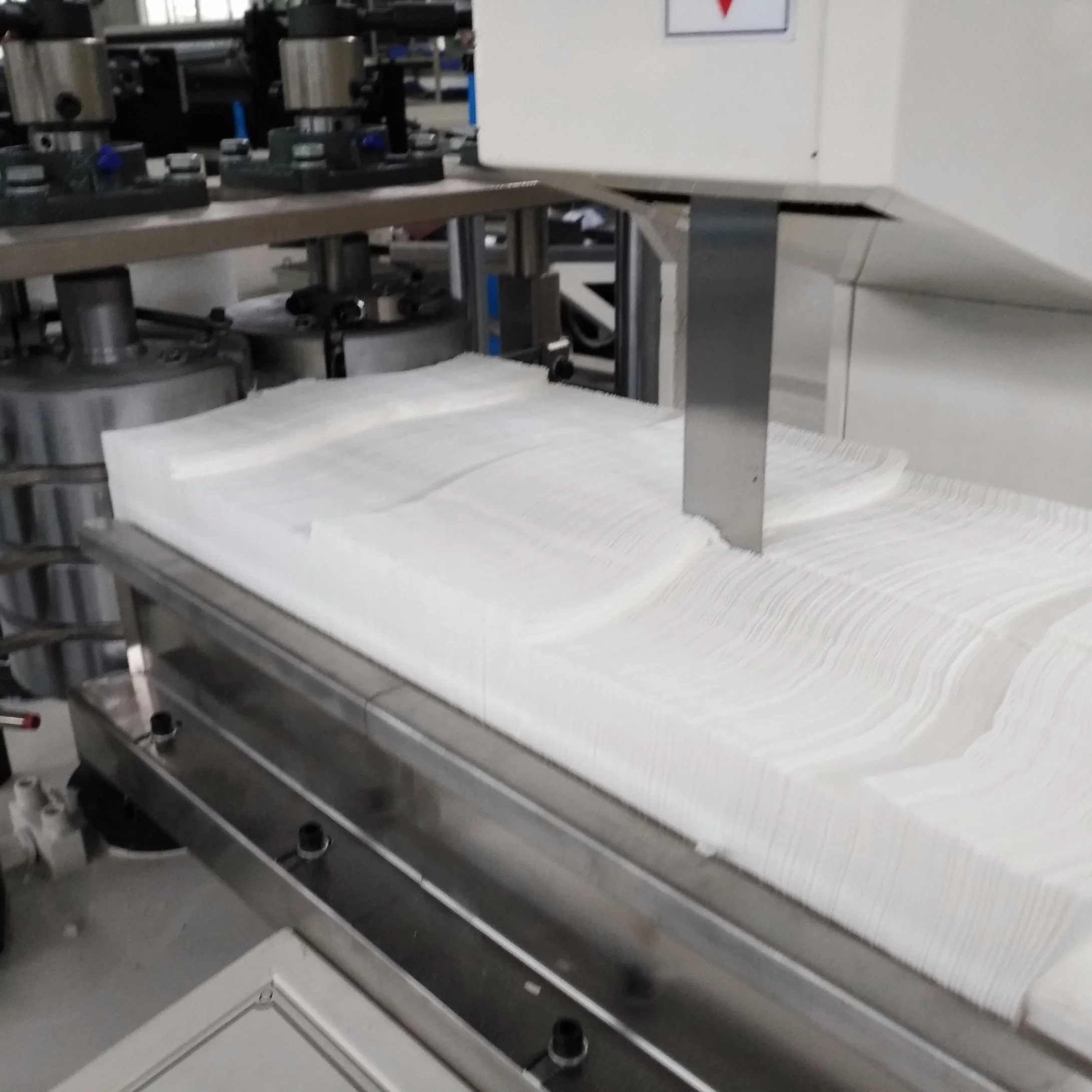 Máquina de dobragem automática de papel tissue Serviette Napkin com impressão a cores