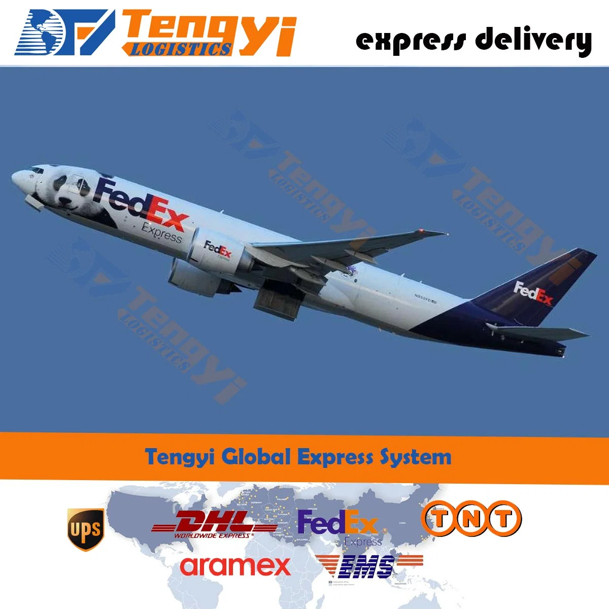 Air DHL/UPS/FedEx/TNT/Aramex Versandtarife Vertriebspartner Door to Door Air Express Kurier nach Deutschland/Ghana/Gibraltar