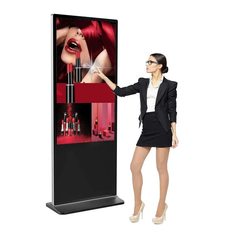 Xvid OS X Floor Standing Digital Signage 43 Inch Android Advertising Playing Equipments