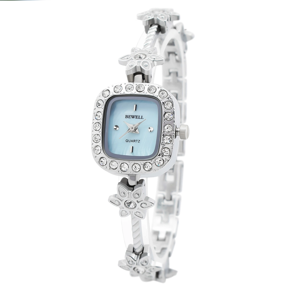 Factory Direct Sale New Arrival Luxury Diamond Alloy Watch with Bracelet Gift Set for Ladies