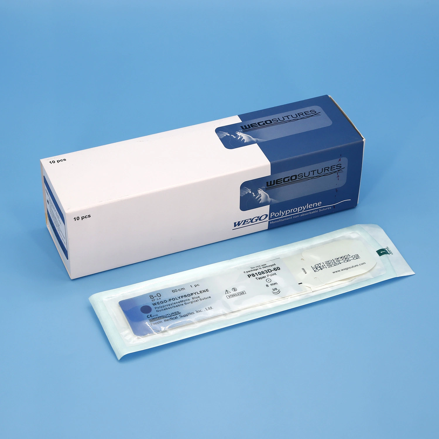 Blue Polypropylene Surgical Suture Products