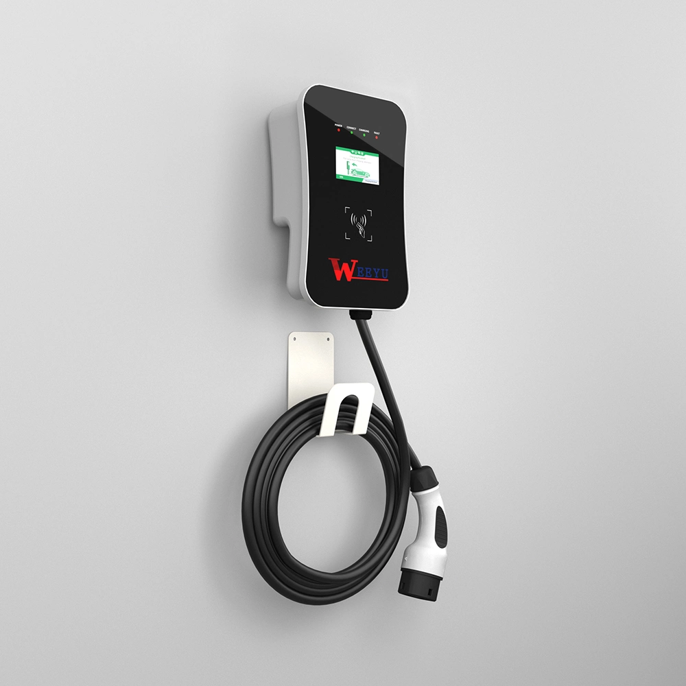 Weeyu EV Chargers IEC 62196-2 Type2 Plug and Play 22kw Electric Car Battery Charging Station