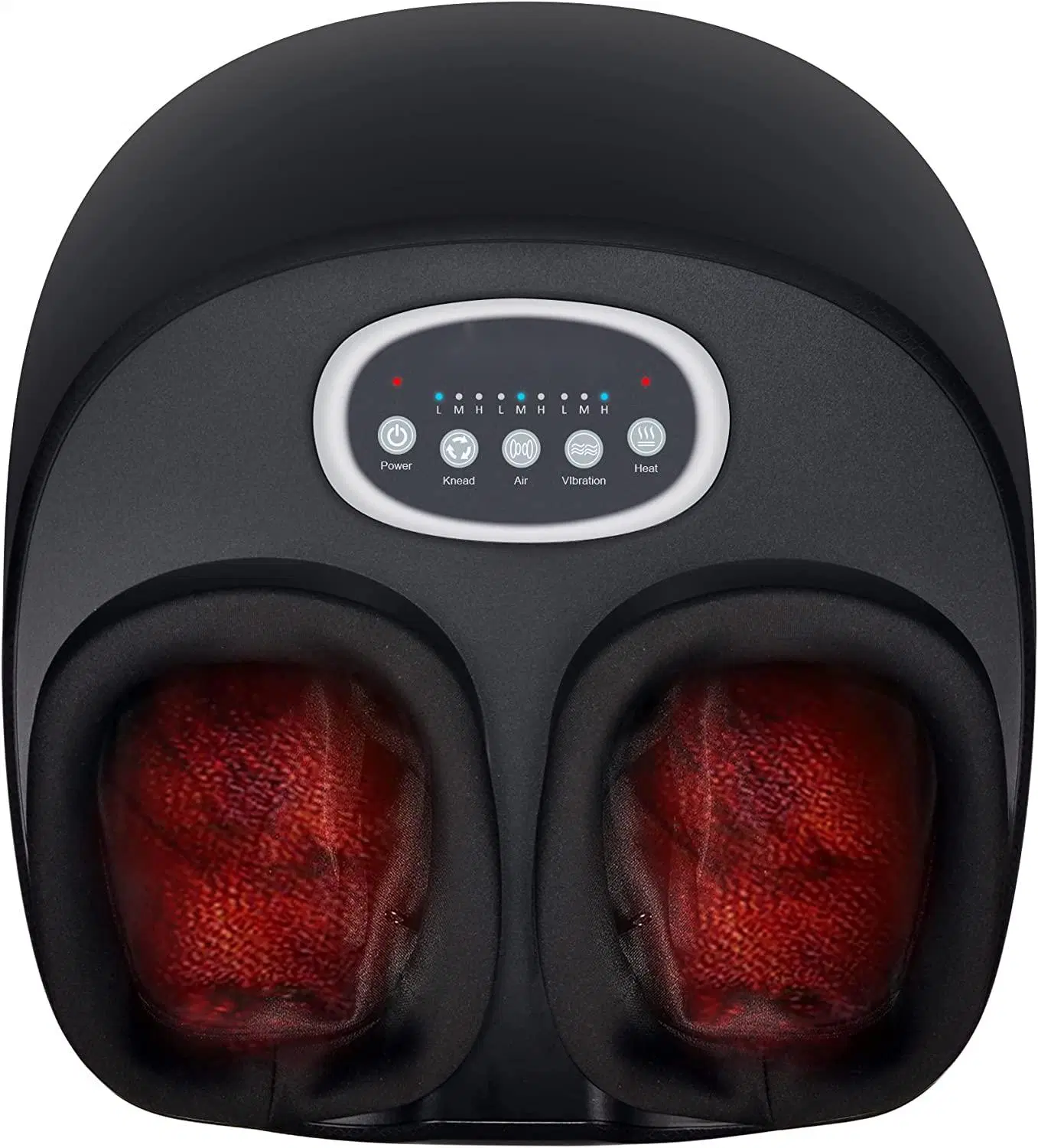 Foot Massager-Shiatsu Foot Massager Machine W/ Heat & Remote 5-in-1 Reflexology System-Kneading, Rolling, Scraping