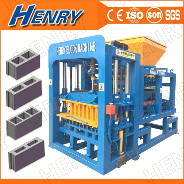 Qt4-18 Construction Concrete Fully Automatic High Pressure Control Box Hollow Blocks 6inches and 8 Inches Block Solid Block Making Machine in Ethiopia