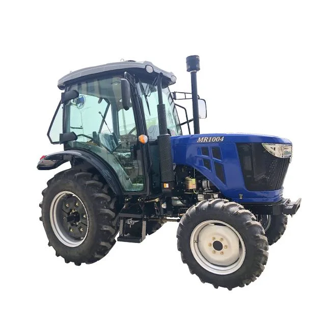 China New Agricultural Machine 100HP High Quality 4 Cylinder Engine Compact Tractor