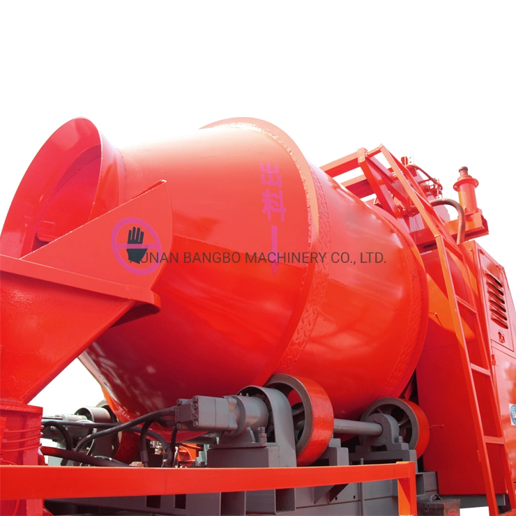 Diesel Concrete Mixing Machine Cement Mixer Pump Mini Pan Concrete Mixer Pump Truck