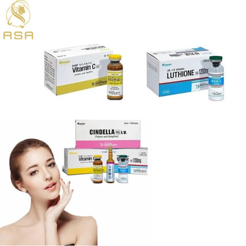 Beauty Products Großhandel/Lieferant Cindella Luthione Vitamin C 1200mg Aufhellung Set Hautaufhellung Injektion Glutathion Injektion Vitamin Glutax Hautaufhellung