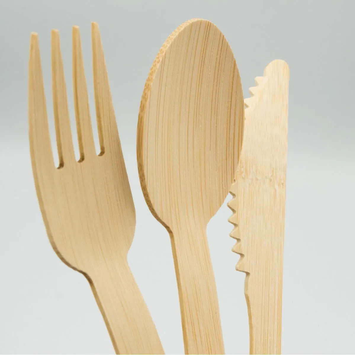 Disposable Biodegradable Wooden Cutlery Set Knife Fork Spoon Teaspoon