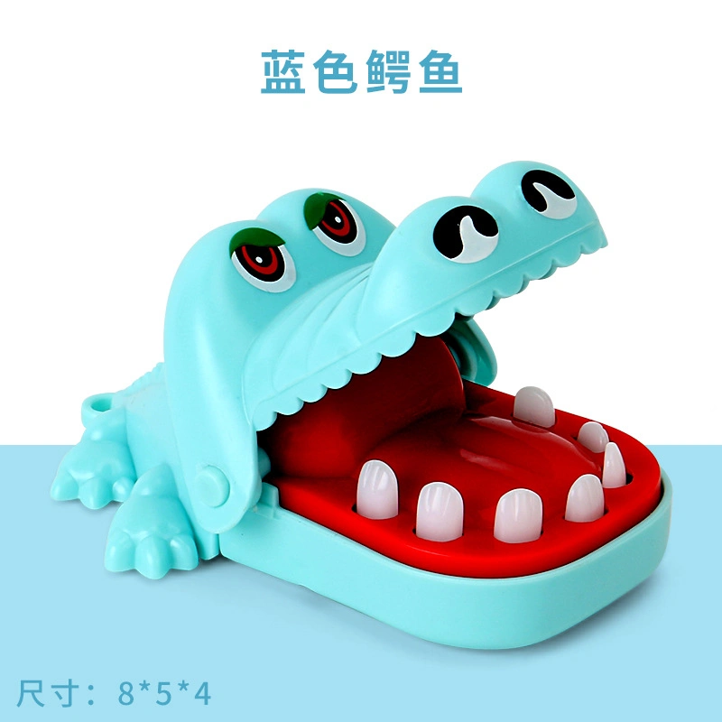 Mini Small Trick Funny Silicone Decompression Toys Crocodile Game Bite Hand Toy