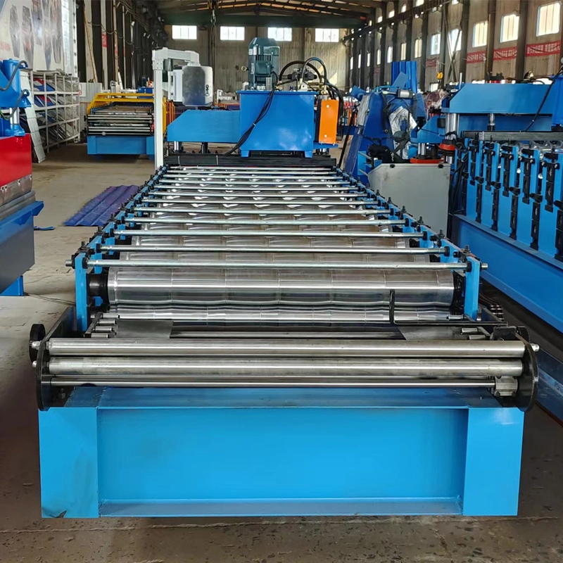 Automatic Colour Steel Step Formed Making Machine Glazed Tile Roofing Former Machine