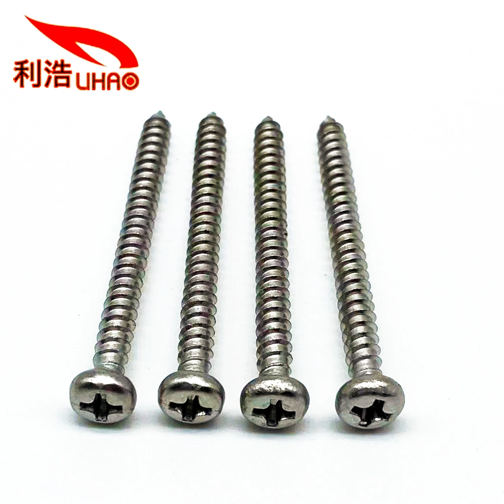 Semicircular Head Phillips Screws Pan Self Tapping Wood Screw