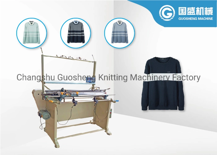 Cotton and Others Blended Yarns Flat Sweater Knitting Machine with Sinker