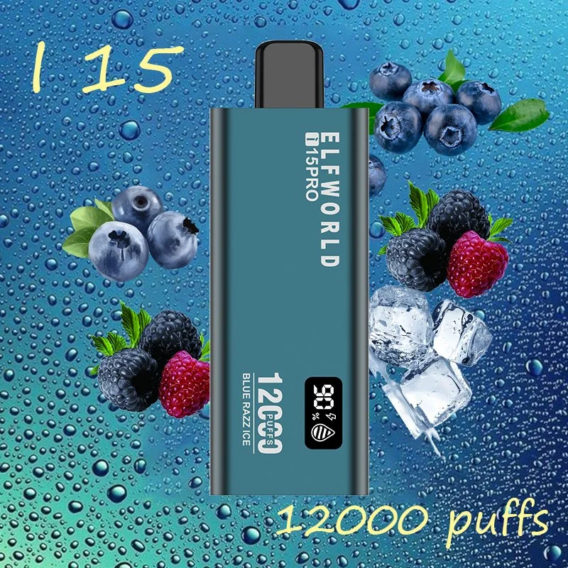 Elfworld I15 12000 Puffs 15 Flavors 600mAh 0%2%5% 18ml Prefilled Airflow Adjust Light Vape Longer Life-Cycle 9000 10000 12000 15000 Voopoo Private Mode Vap Kit