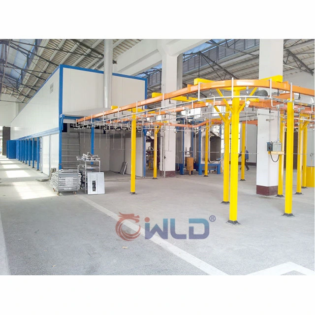 Wld2013 Auto Parts Wehel Rim Paint Painting Line for Sheet Metal/Powder Coating Line Manufacturer/System/Spray Booth/Production Lines/Equipment/Machine Supplier