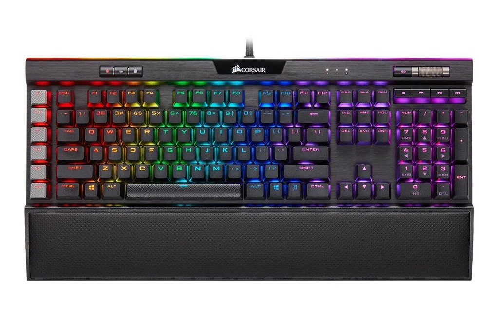 Teclado mecânico para jogos Corsair K95 RGB Platinum XT com fios