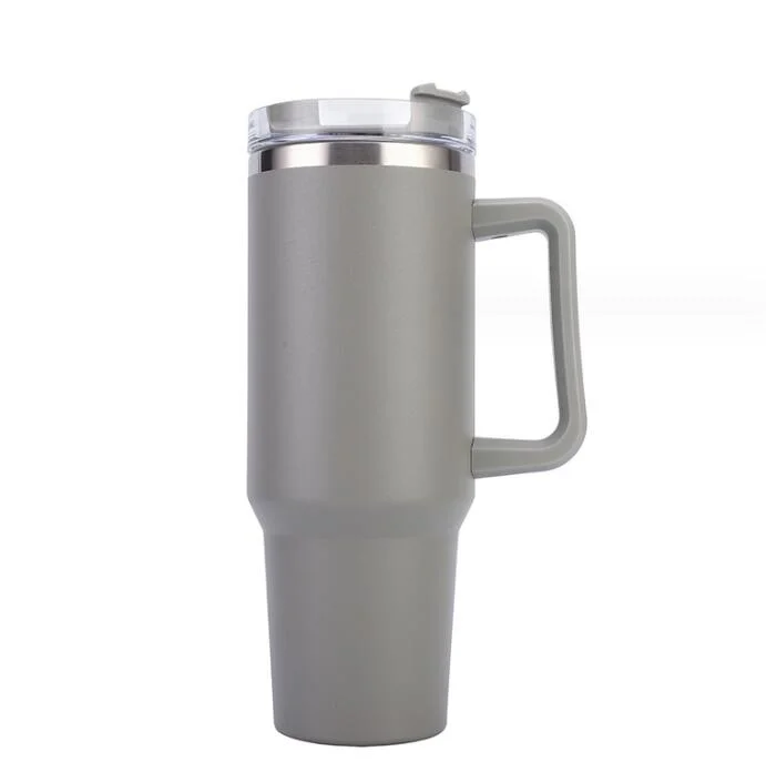 40oz Stainless Steel Insulated Vacuum Cup Double Wall Tumbler with Handle