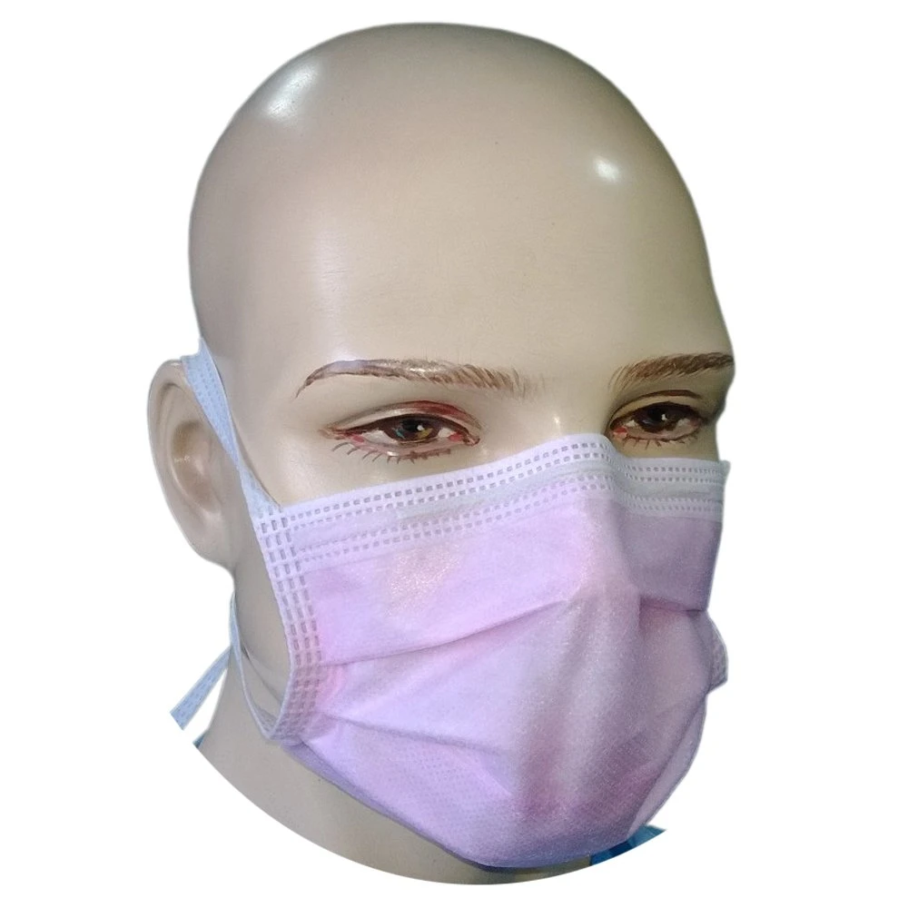 Factory Direct Sale Disposable Facial Masks 3 Layer Spun Bond Non-Woven / Melt Blown Non-Woven Filter / Spun Bond Non-Woven