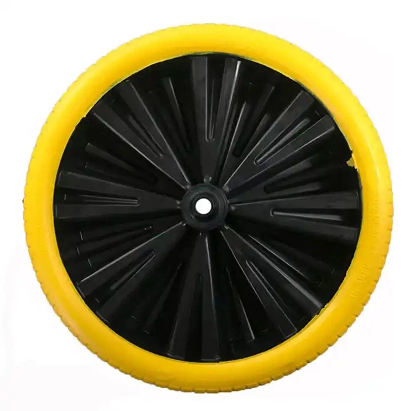 Wholesale/Supplier 16 Inch 4.00-8 PU Foam Trolley Garden Cart Wheels 16 Inch PU Foam Wheel