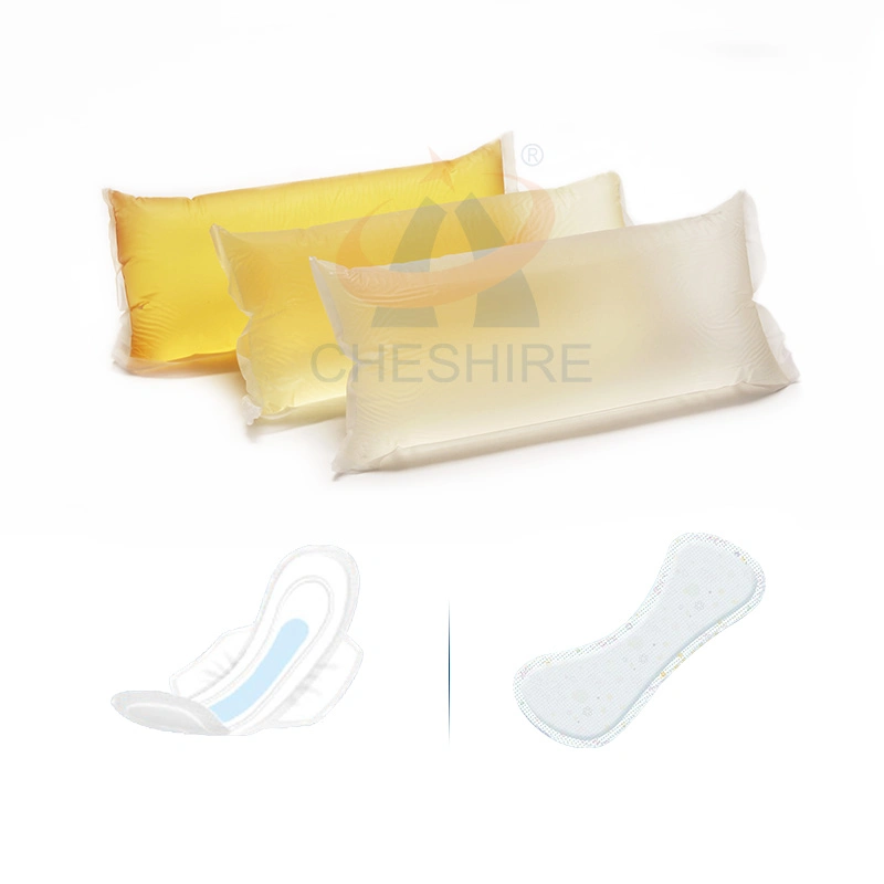 Duftfreier Stirenic Block Copolymer (SBC) Schmelzklebstoff zur Entsorgung Feminine Hygiene Produkte Hygieneservietten und Panty Liners