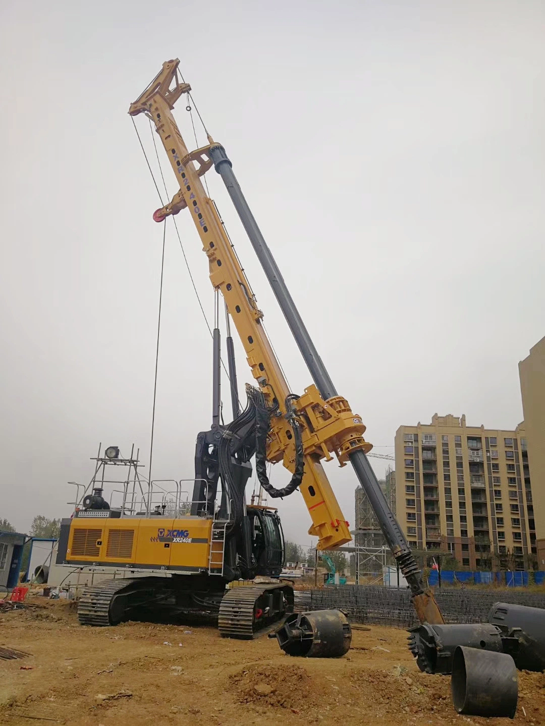 Construcción de edificios Drilling Rig hidráulico Rotary para la venta