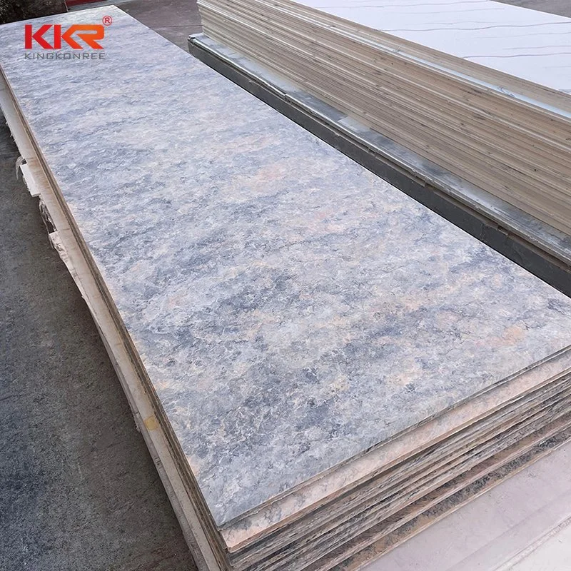 Texture Marble Colors 12mm Solid Surface Artificial Stone Korean Marble Factory