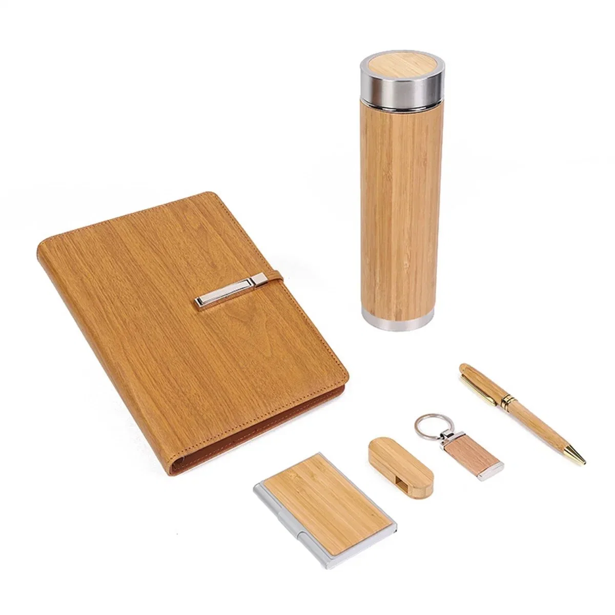Bamboo Notebook Promotion Gift Bamboo Notebook Business Stationary Gift Set