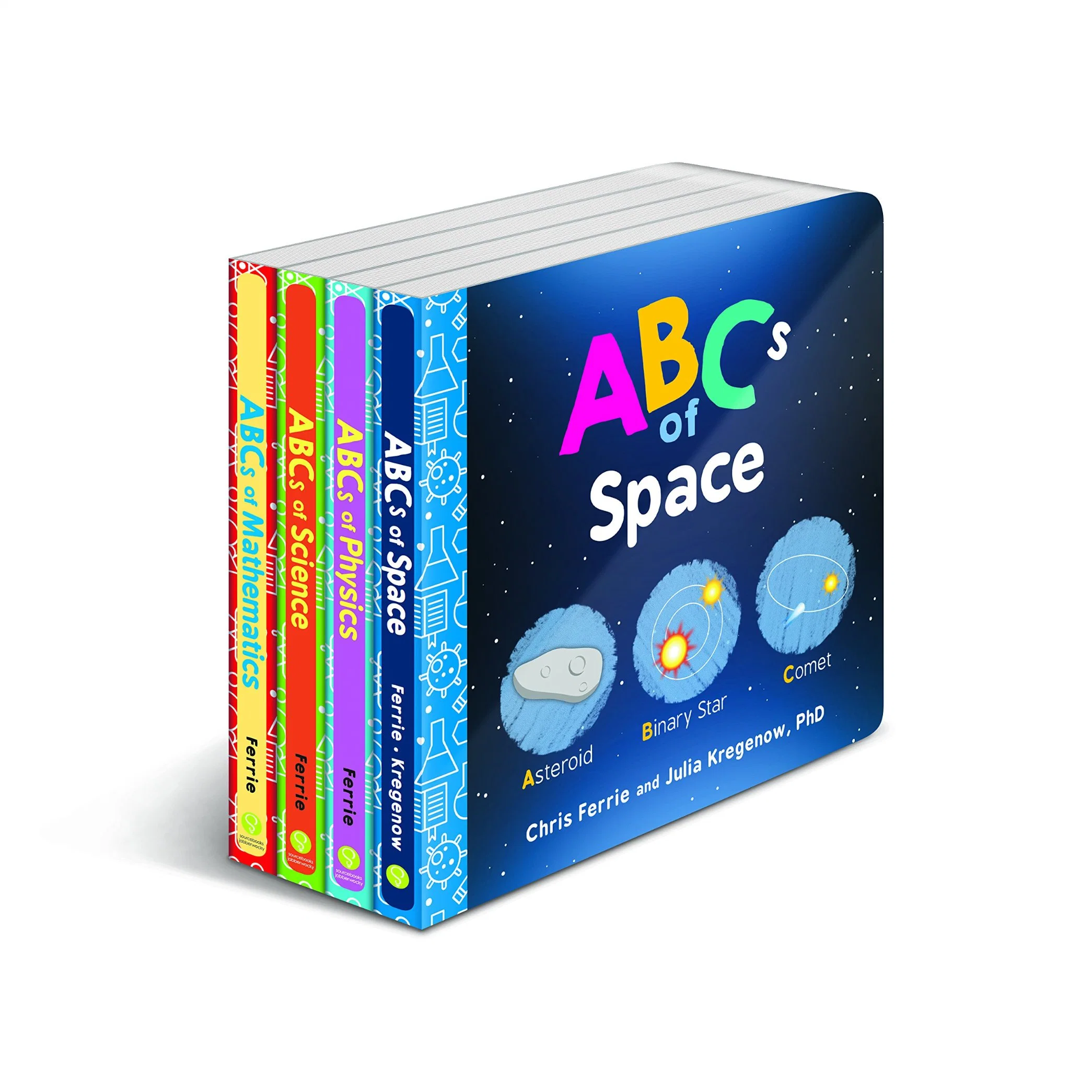 Customized Printing Service a Scientific Alphabet Board Book Set for Toddlers 1-3 Baby University Board Book Set